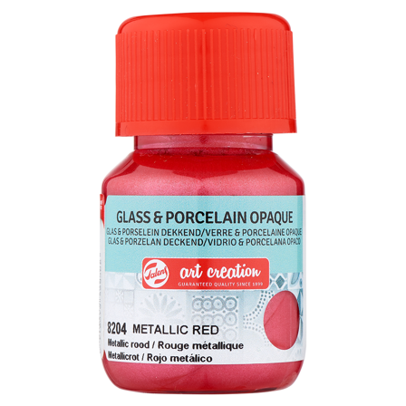 Glass & Porcelain Paint Opaque 30 ml Intense Carmine (3025)
