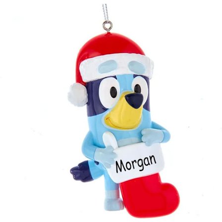 Bluey Julepynt - Bluey Pynt Personlig - Bluey Strømpe Julepynt Juletre Dekorasjon Gave med