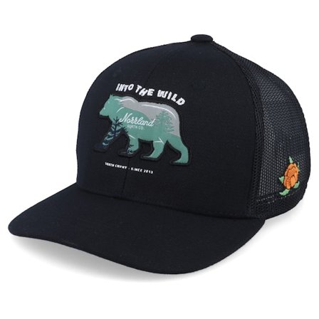 SQRTN - Negro trucker Gorra - Kids Bear Cap Black Trucker @ Hatstore