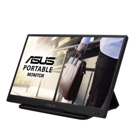 ASUS ZenScreen MB166C bærbar 15.6" Full-HD IPS-skjerm - strøm og bildesignal fra én USB-C-kabel