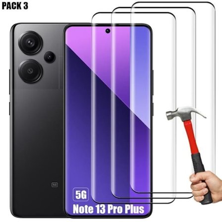 Karkaistu lasi Xiaomi Redmi Note 13 Pro Plus 5G - Note 13 Pro+ 5G ohut naarmuuntumaton näytönsuoja