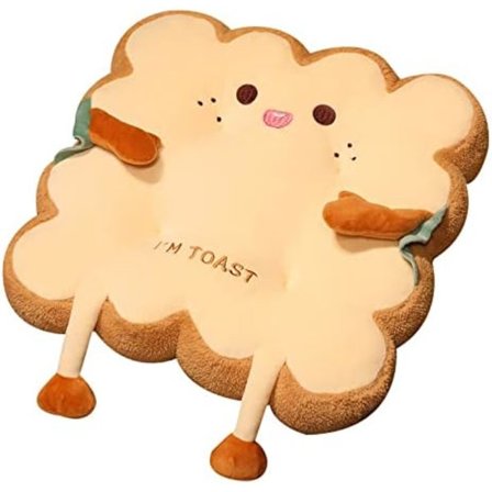 Rostat brödkudde, fyrkantig cover Sits Supermjuk golvsittdyna för sovrum, jul