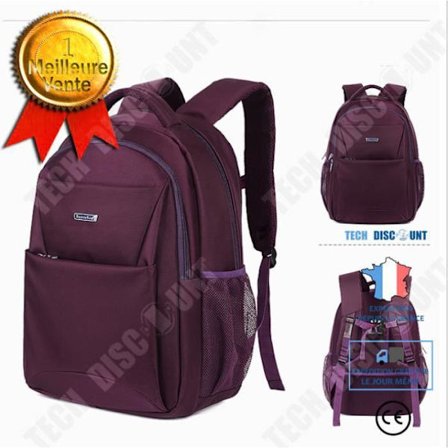 Ryggsäck - TD - Anti-tjuv - Vattentät - USB-laddningsport - Röd