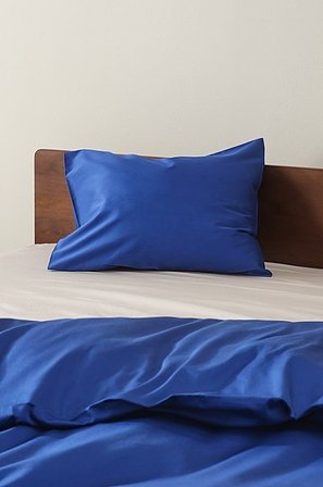 Jotex - Satin Kissenhülle Aus Satin Blau - ZACK - Kaufe Kopfkissenbezüge bei Jotex