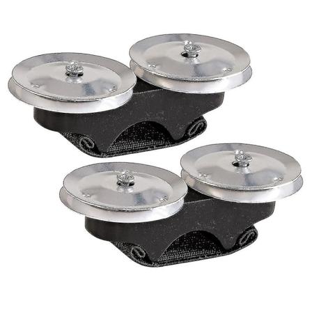 2 stk Cajon Boks Tromme Følge Jingle Tamburin Perkusjonsinstrumenter Tilbehør Hånd Fot Tambouri