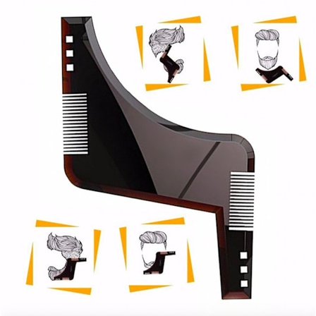 Rejält skägg styling verktyg med skäggkam