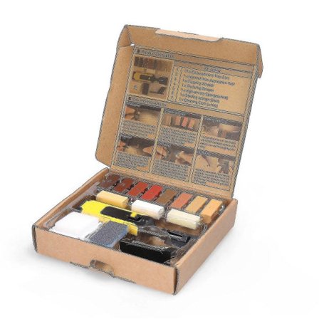 Hjemmelavet laminat reparations sæt gulv reparations sæt DIY multifunktionelt træplade reparations værktøjssæt trægulv reparation reparations værktøj