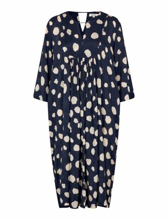 Manadyne Knælang Kjole Blue Masai