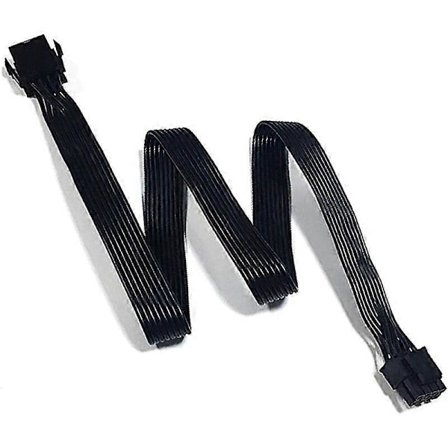 EPS 8-Pin Strömförlängningskabel ATX CPU 8-Pin Hona till 8(4+4)-Pin Hane EPS-12V Förlängningskabel för Moderkort 80cm