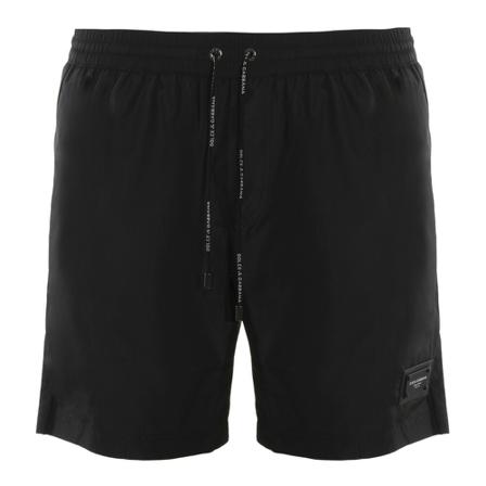 Dolce & Gabbana Sea clothing Sort, Herre Badeshorts, Størrelse: 2XL