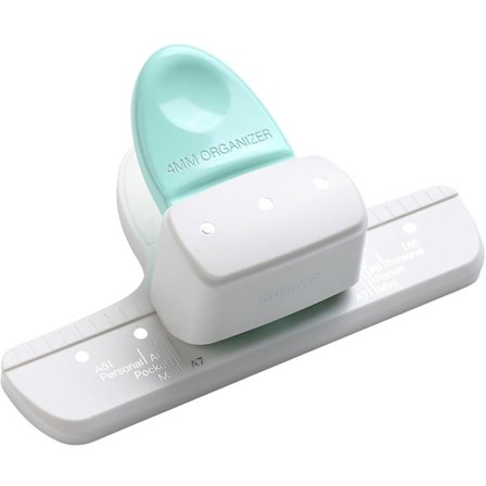 Hulmaskine med tre huller, 9027 løsbladshulmaskine, 8-siders kapacitet til notesbog og scrapbog.