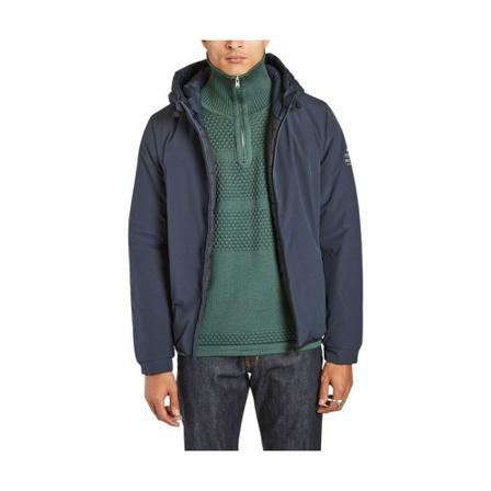 Ecoalf Cartes hooded Jakke Blå, Herre
