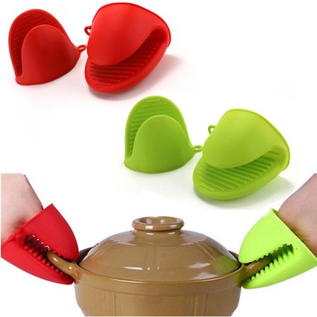 ING 2 par silikone grydelapper - grydelapper - ovnluffer - til bagning, madlavning, grillning