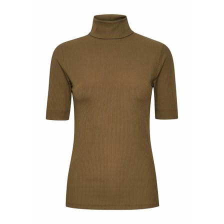 My Essential Wardrobe Zoemw Kate Reollneck Bluse Brun, Dame