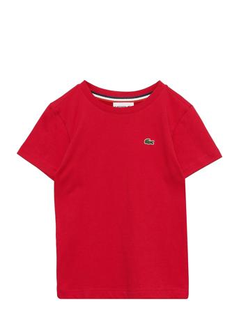 Tee-Shirt&Turtle T-shirts Short-sleeved Rød Lacoste