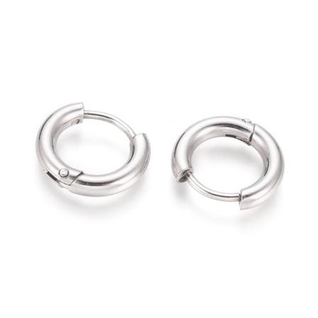 2 paria 18 mm Hoops-korvakoruja 316L kirurgista terästä
