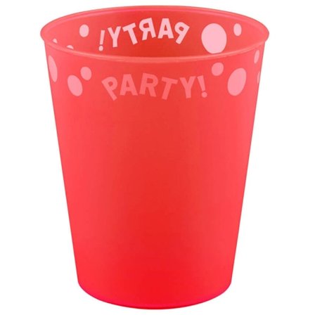 Party Röd Röd Mikro Premium Plastmugg 250 ml