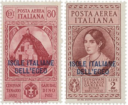 Italien 1932 - Sassone 15+17 - Postfrisk