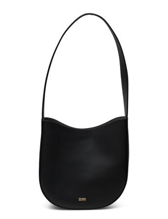 Half Round Bag M Olkalaukku Laukku Musta Closed