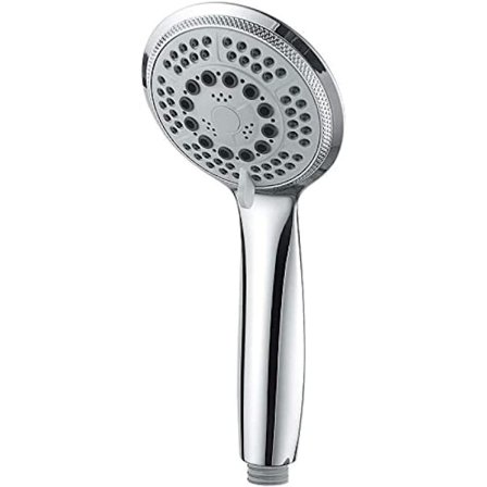 shower head, big hand shower, 5 jets, 100 mm, chrome [Energy Class A+]