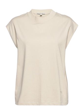 Maggie Tshirt T-shirts & Tops Short-sleeved Beige House Of Dagmar