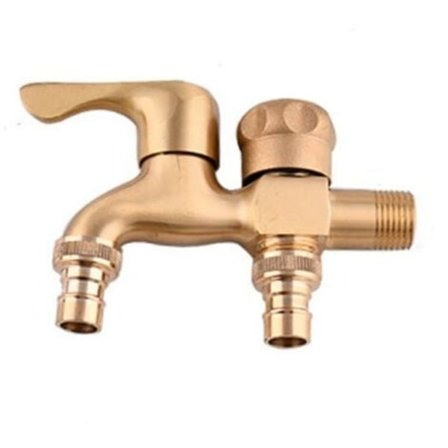 Vaskemaskin kran Utendørs kran Dobbel 1/2 hagekran Messing utendørs kran Frostsikker hagekran Dobbel utløp hagekran