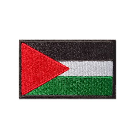 Embroidered patch flag velcro sticker Football Sport Games Palestine Fans patch flag