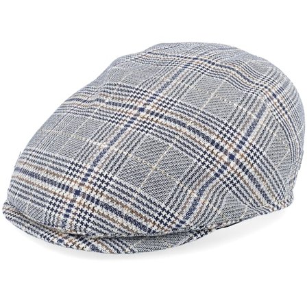 Mayser - Azul flatcap Gorra - Pierce Zechbauer Navy Flat Cap @ Hatstore