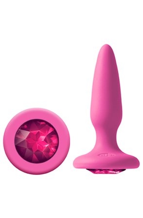 NS Novelties Glams Mini Rainbow Gem Pink Analplugg
