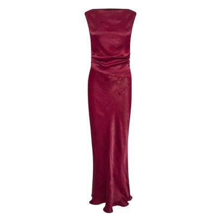 Soaked in Luxury, SLVilja Maxi Dress Rood, Dames, Maat:M