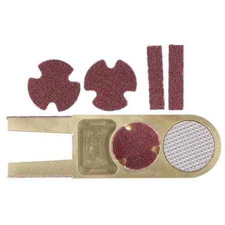 Guld U-formad Köspets Trimmer & Forma Billiardstick Reparationsverktyg