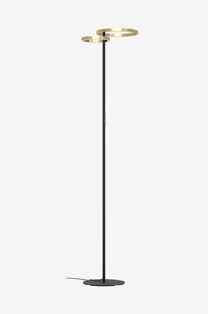 EGLO - Golvlampa Castelpoto 1 Borstad mässing - Mässing - Golvlampor - Från Homeroom