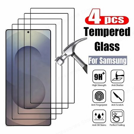 4 st Skärmskydd kompatibla med Samsung Galaxy S25 Ultra S24 S23 S25 Ultra Plus Skyddsfilm S24Ultra S 25 S25Ultra Härdat Glas