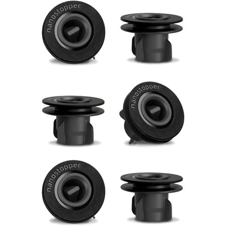 Airtender Ekstra vakuumpropper 6 stk. - Sort | KitchenOne