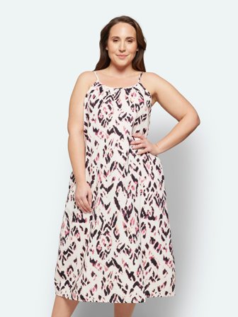 CISO - Kjole - Pink Mix - Mønstret