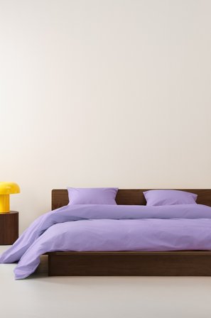 Jotex - Dynetrekksett Dobbeltseng Økologisk Lilla - ZACK - Kjøp Dobbeltseng hos Jotex