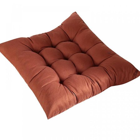 Fyrkantig stolsmatta halkfri bekväm varm sittdyna golvkudde lämplig för hemkafé