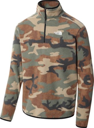 The North Face Men's 100 Glacier 1/4 Zip Fleece Men Mid layer tops Multi-colored S