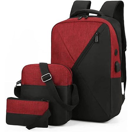 Laptop Ryggsäck, Business Vattentät Laptop Väska Ryggsäck Present Män Kvinnor Med Usb Laddningsport För Resa Laptop Väska