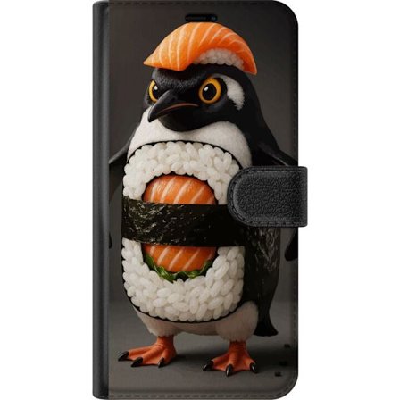 Kompatibelt Plånboksfodral till Samsung Samsung Galaxy A26 Sushi pingvin