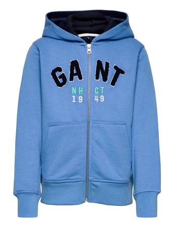 O. Gant Full Zip Sweat Hoodie Blue GANT