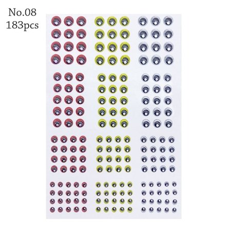 Fish Lure Eyes 3D Holografisk øje NO.08 NO.08