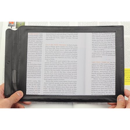 A4 Full Page Förstoringsglas STORT Förstoringsglas Assisterad Rea