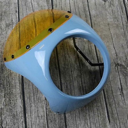 Moottoripyörän ajovalon kate tuulilasin suojus Retro Cafe Racer 7 tuuman ajovalon kate
