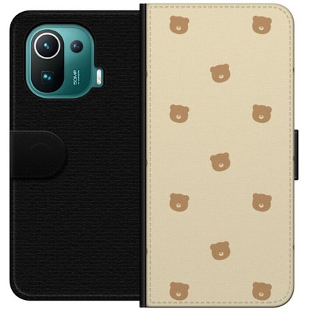 Plånboksfodral till Xiaomi Mi 11 Pro med Björnmönster