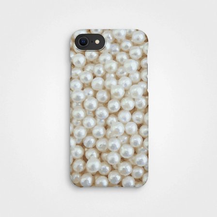 Plastic Free Phone Case, Nikolaj Storm, Pearl - Plant Based Case, iPhone 6 7 8 SE