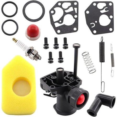Karburator Kit til Briggs & Stratton Plæneklipper 499809 498809A 494406 og