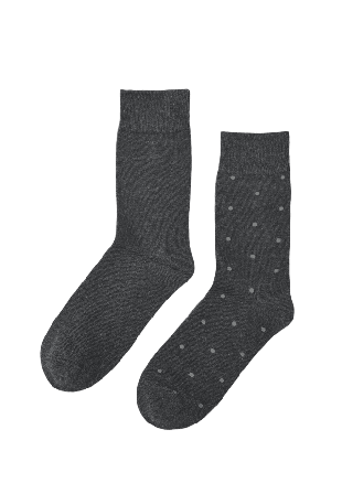 NORVIE Prickiga strumpor, 2-pack Strumpor Grå 41/45