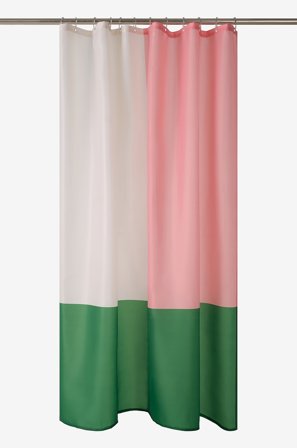 Jotex - Dusjforheng Rosa/grønn - HEKTAR - Kjøp Dusjforheng hos Jotex