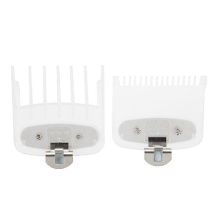 2 kpl Rajoituskampa Hiustenleikkaus Asemöinti Kampa Vaihtotyökalu WAHL Hiustenleikkuukoneelle LäpinäkyväLäpinäkyvä 2 kpl